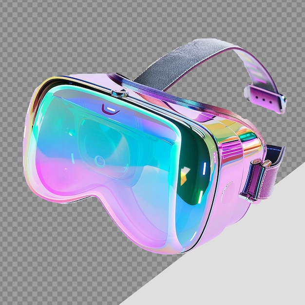 3d virtual reality glasses metaverse technology png isolated on transparent background