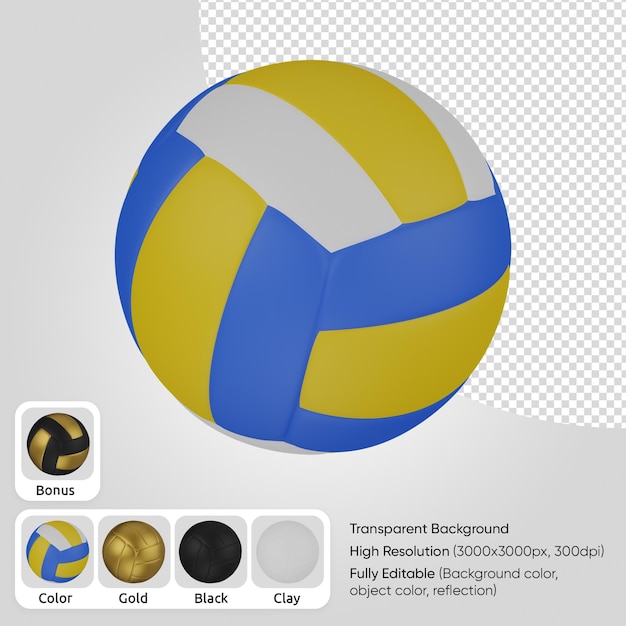 3d volleyball ball