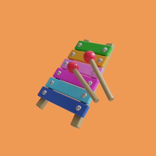 3D xylophone