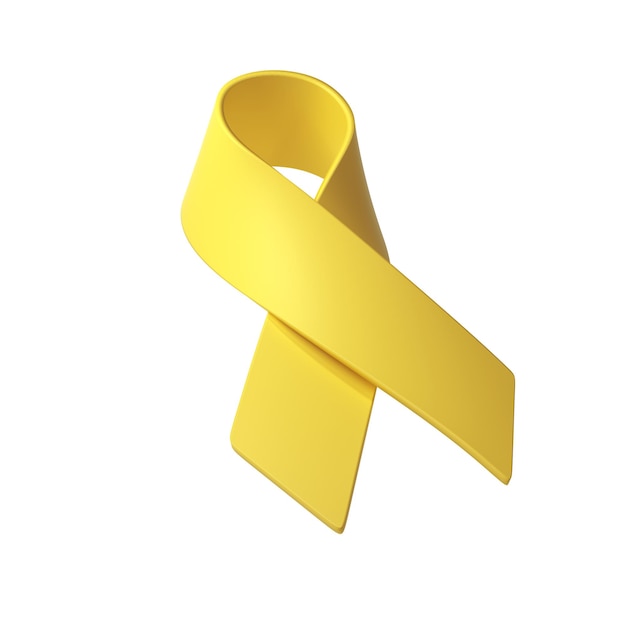 PSD 3d yellow ribbon awareness adenosarcoma bladder bone cancer endometriosis sarcoma