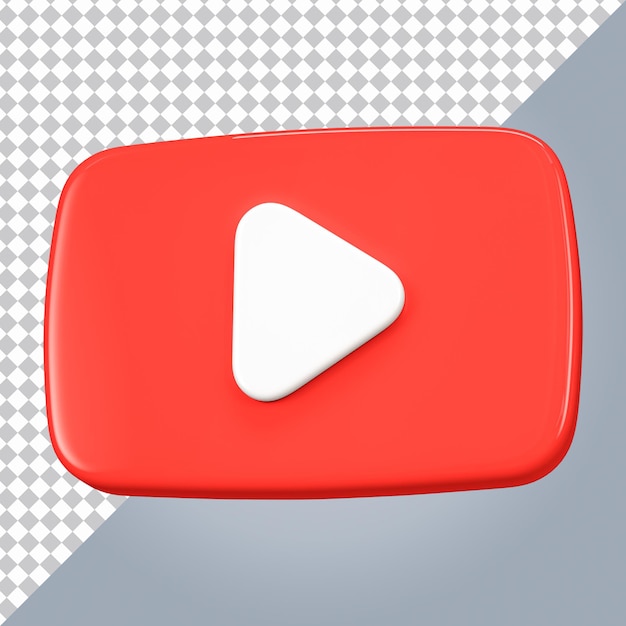 3d youtube icon