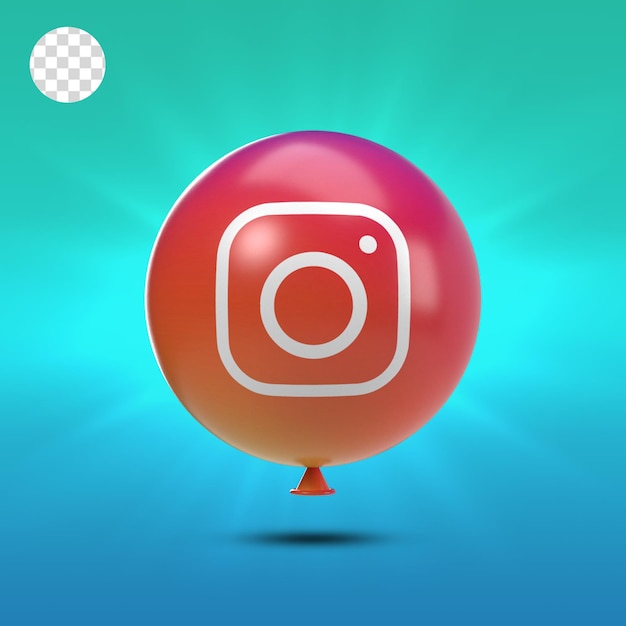 3diconinstagramballoons