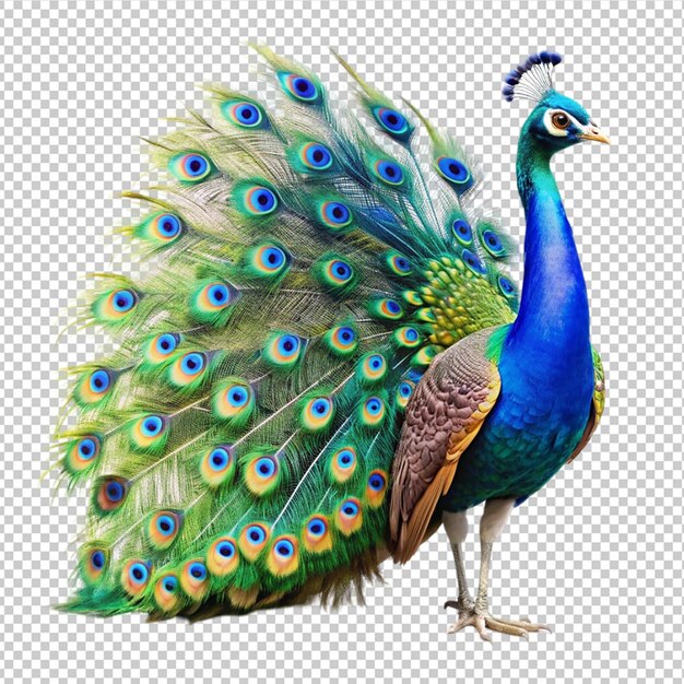 PSD 3rd rendered photo of peacock