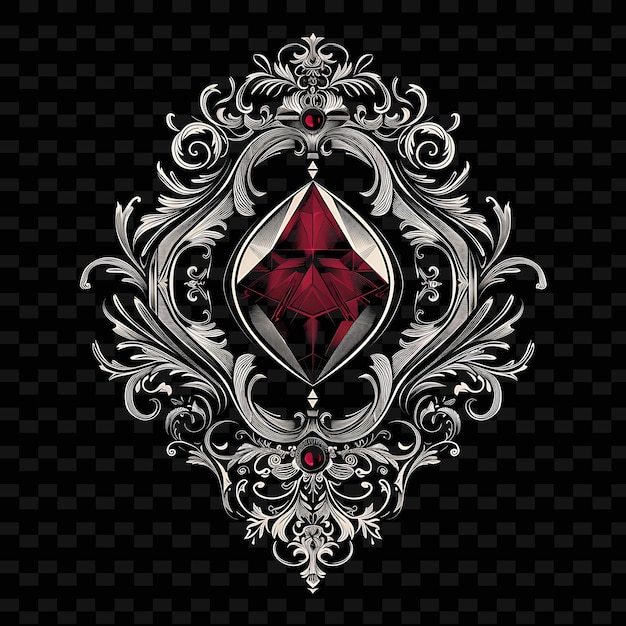 40Th Anniversary Logo With a Ruby Emblem Featuring a Rich an Vector Abstract Design Collections