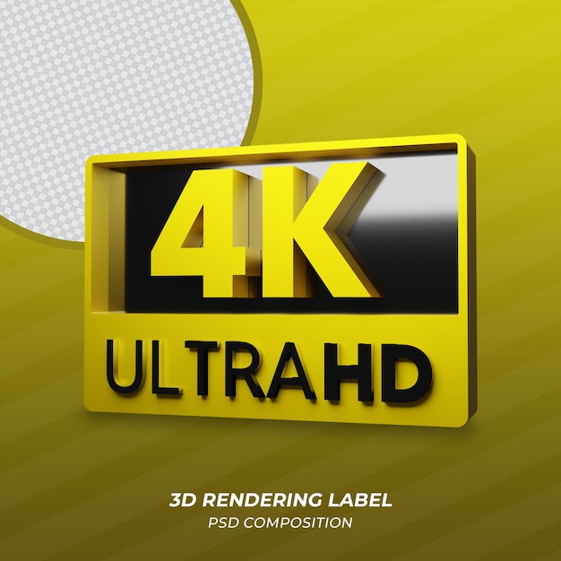 PSD 4k ultrahd 3d render icon