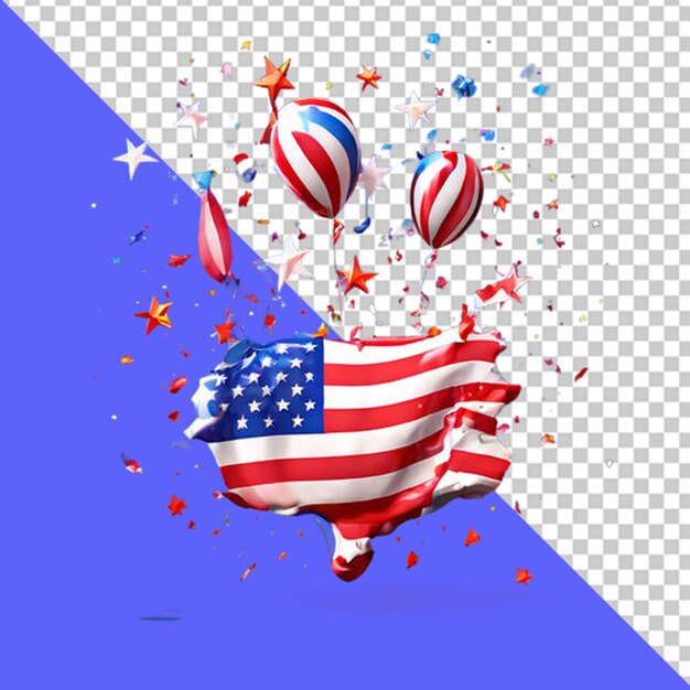 4th Of July PNG illustration