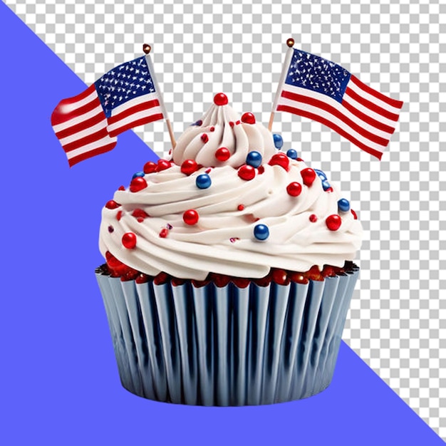 PSD 4th of july png illustration