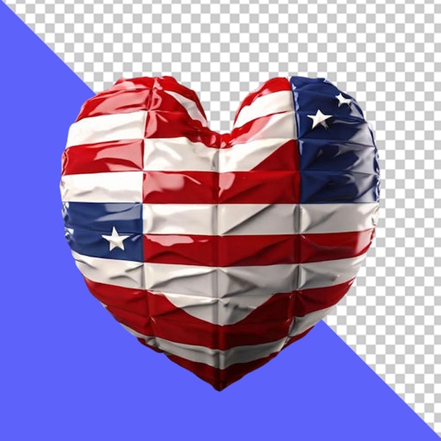 PSD 4th of july png illustration