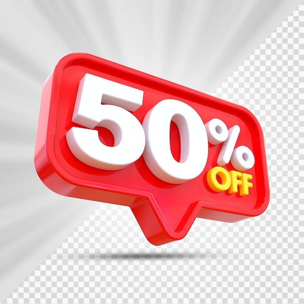 50 Percent Sale off Promotion