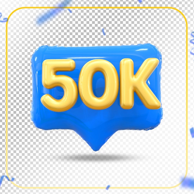 50K Follow Number