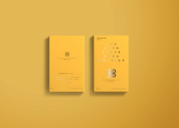 5x8 Hard Cover Book Mockup