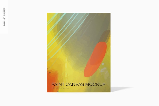 6:5 Painting Canvas Mockup, Front View