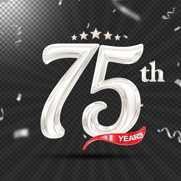 75th years anniversary