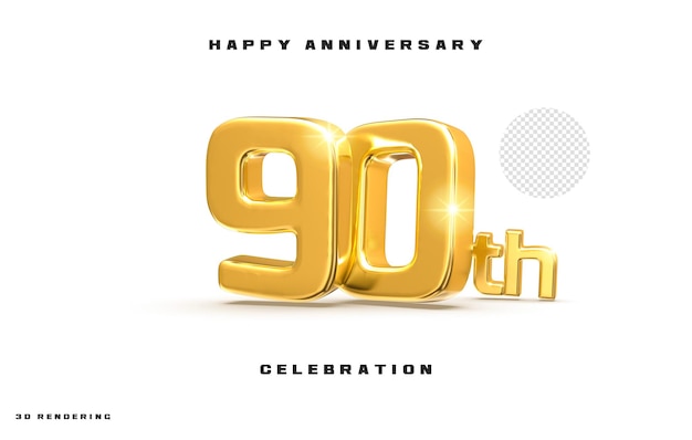 90 happy anniversary celebration