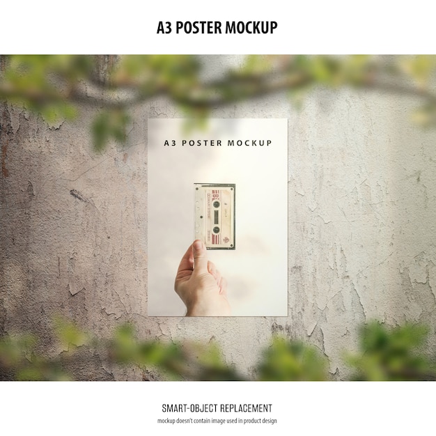 A3 Poster Mockup