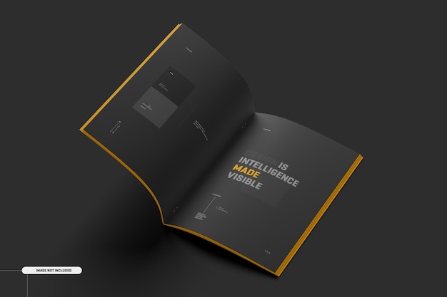 A4 A5 Brochure Catalog Magazine Mockup