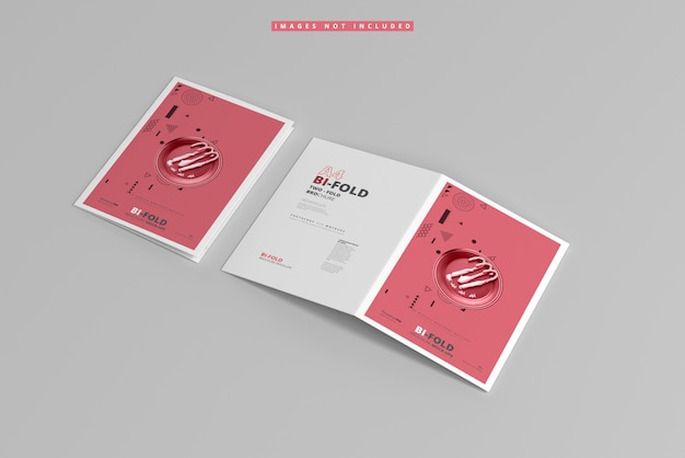 A4 Bi-Fold Brochure Mockup