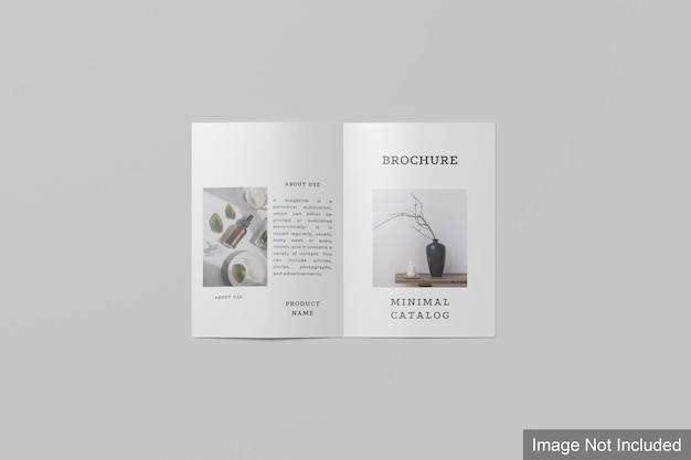 A4 bifold brochure mockup