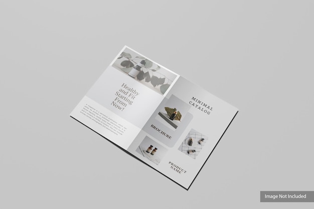 A4 bifold brochure mockup