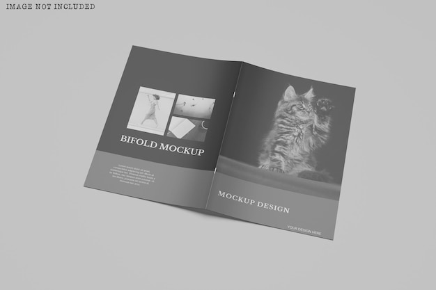 A4 BIFOLD BROCHURE MOCKUP