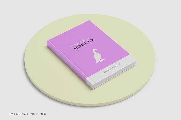 A4 book cover mockup