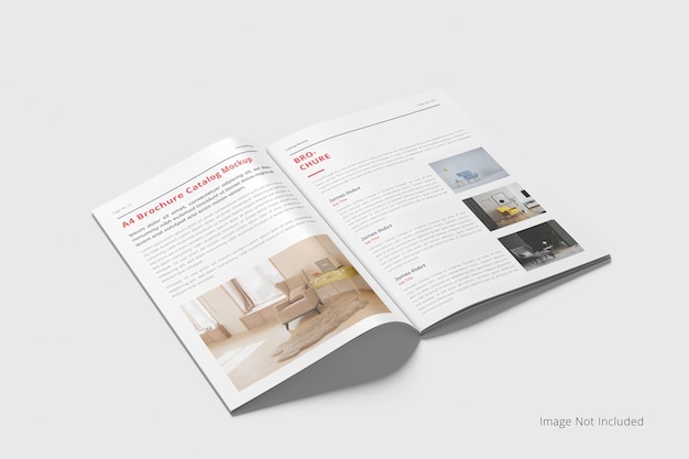 A4 Brochure Catalog Mockup