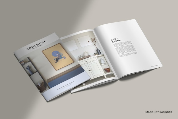 A4 brochure catalog mockup