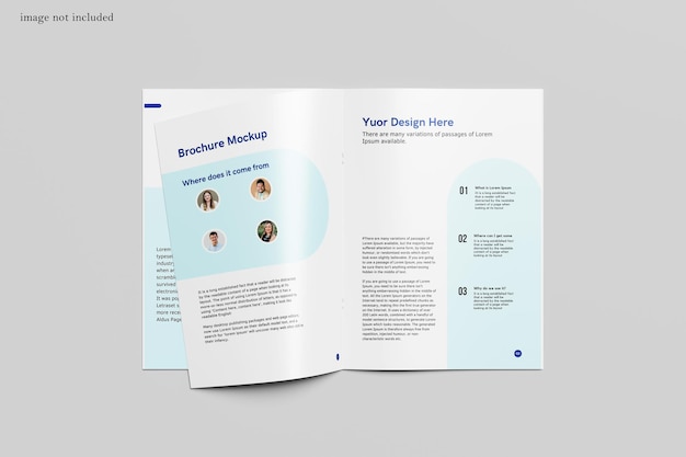 A4 Brochure Catalog Mockup