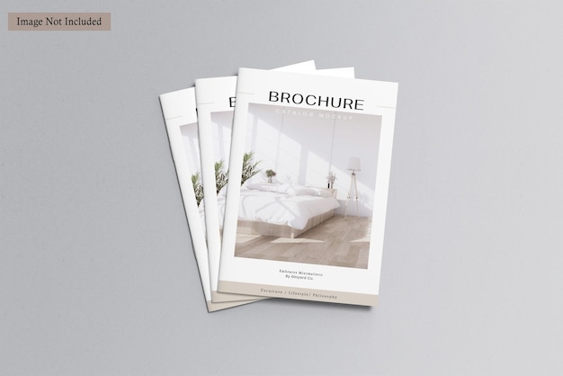 A4 brochure catalog mockup