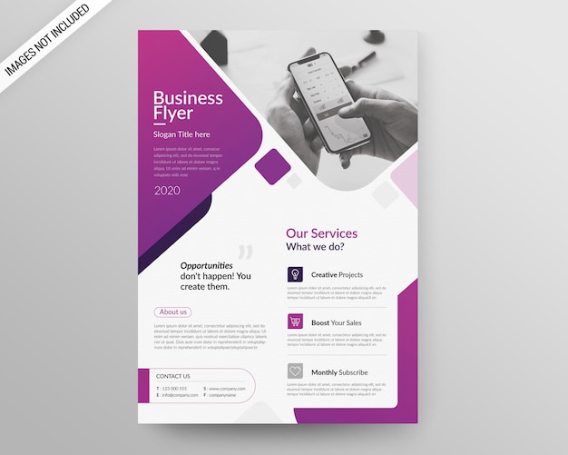 A4 Business Flyer Template