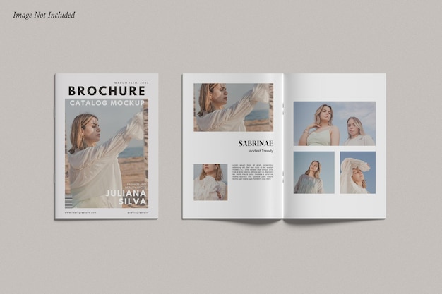 A4 catalog brochure mockup