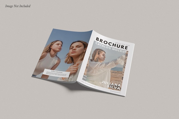 A4 catalog brochure mockup