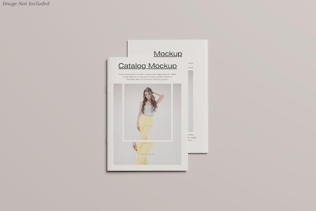 PSD a4 catalog brochure mockup