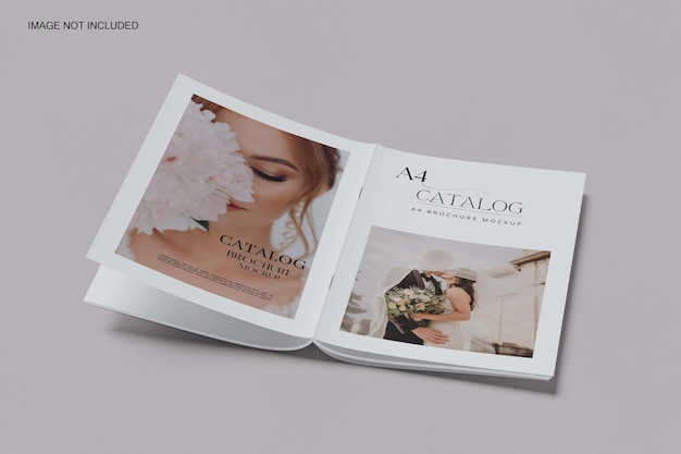 a4 catalog mockup