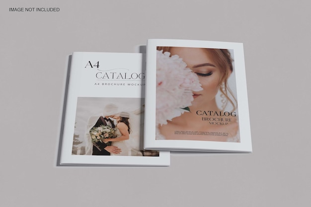 a4 catalog mockup