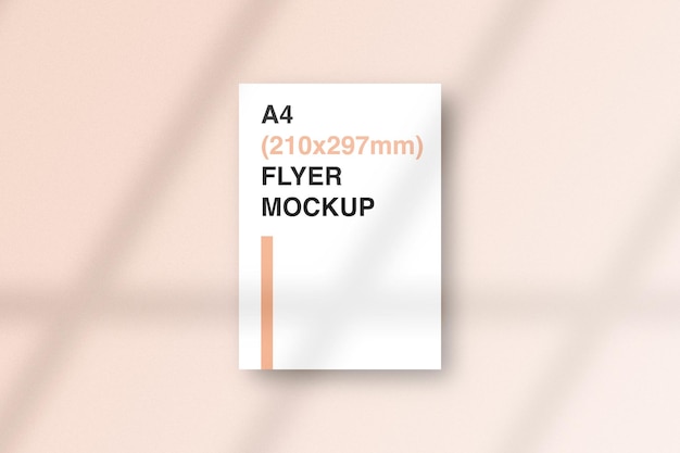 A4 flyer mockup