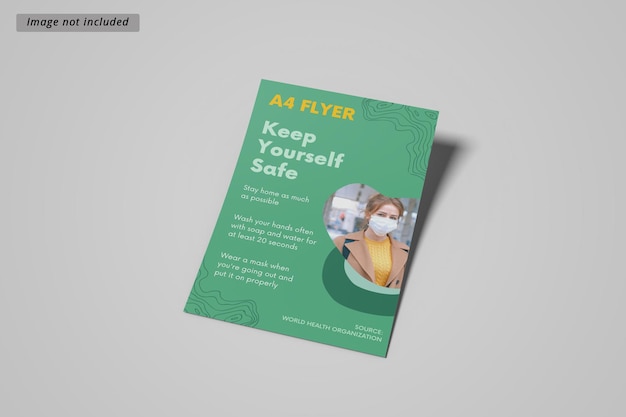 A4 flyer mockup