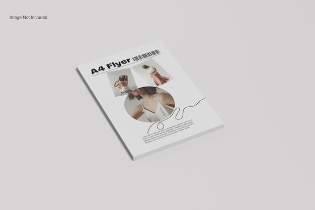 PSD a4 flyer  mockup