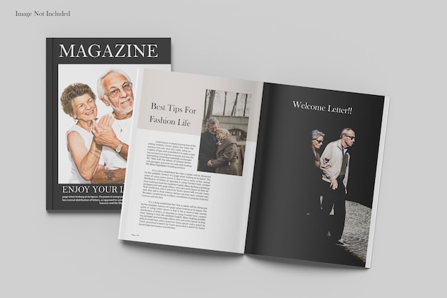 A4 Magazine Mockup