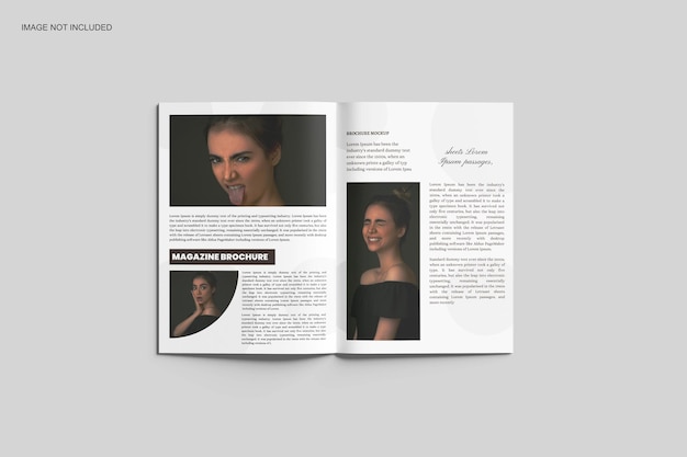 PSD a4 magazine mockup