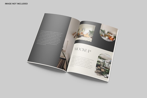 a4 magazine mockup