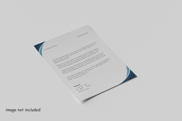 PSD a4 mockup