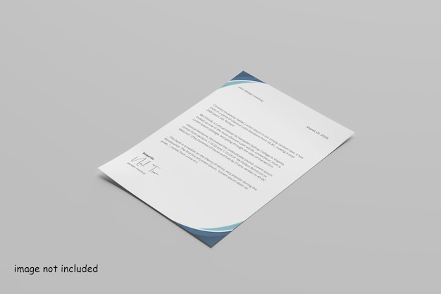 PSD a4 mockup