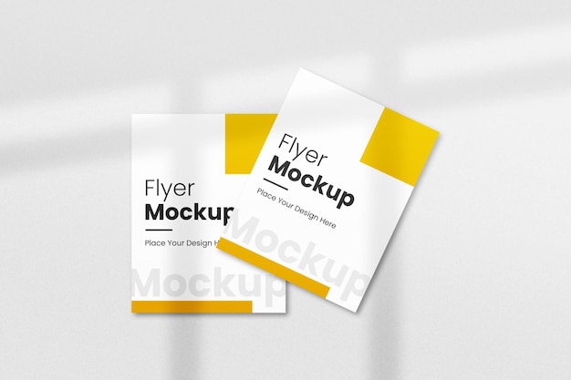 A4 paper flyer mockup