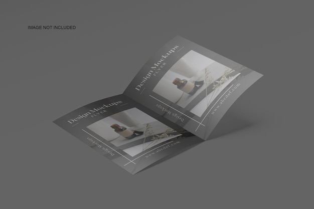 A5 BIFOLD BROCHURE MOCKUPS