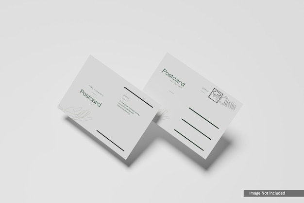 A6 postcard mockup