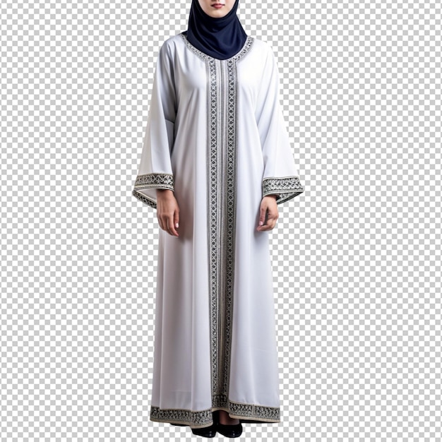 PSD abaya on transparent background