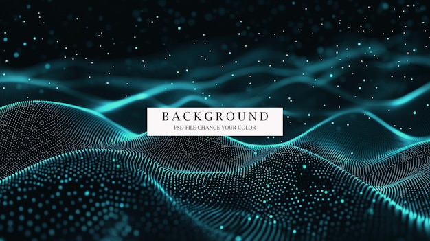 PSD abstract background dot and connect line for cyber technology futuristic and network connection conc