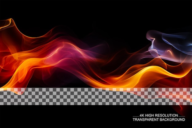 PSD abstract background with smoke realms abstraction lights on transparent background