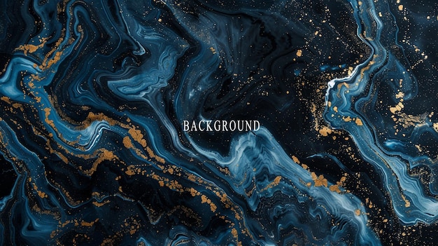 PSD abstract black and blue marble textured background